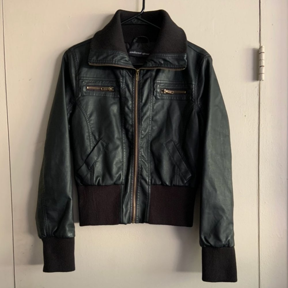 Faux Leather Jacket